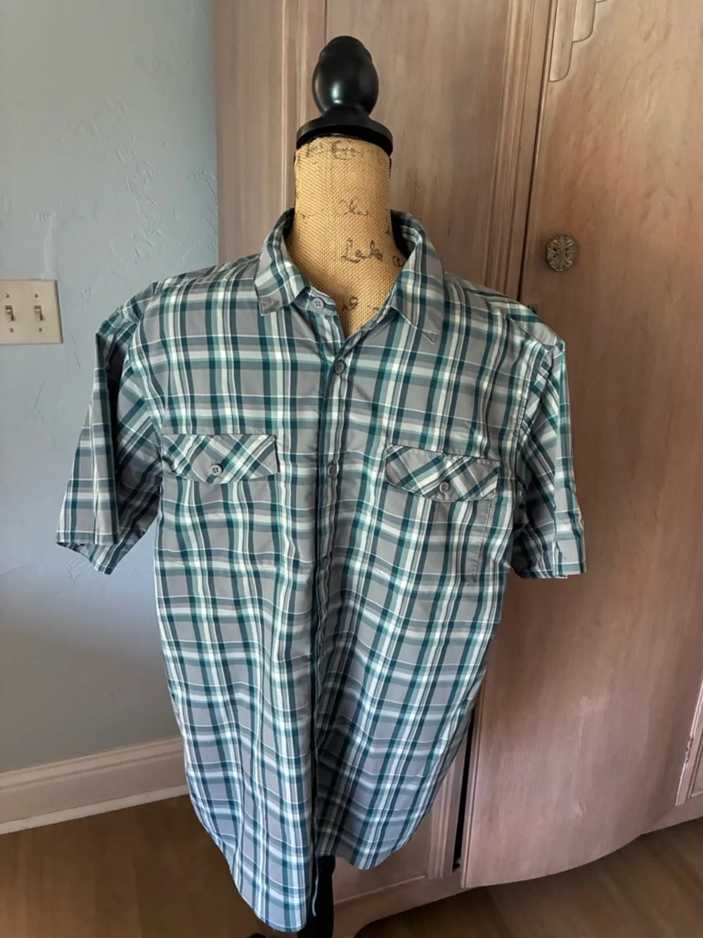 Patagonia Men’s High Moss Shirt hiking plaid large